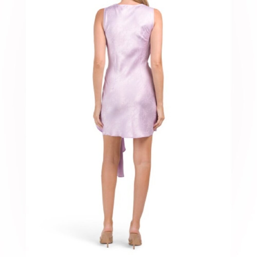 NWT TORN by RONNY KOBO Satin FREYA DRESS ORCHID BLOOM 10-8331SBJ Sz S - Picture 3 of 15